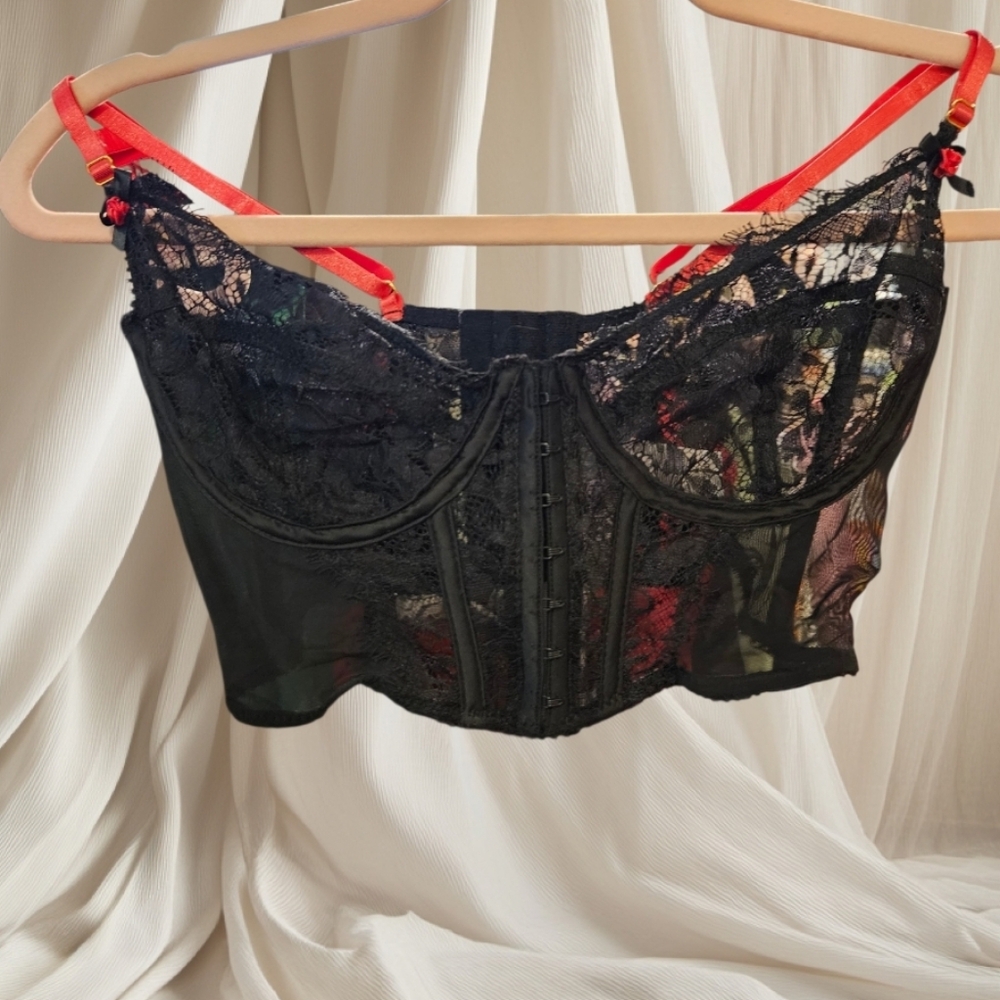 Mila Mae Black Lace Bralette